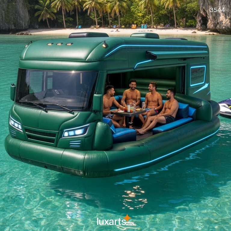 Inflatable RV-Shaped Floating Lounge for Pool, Lake & Beach Parties 3544 inflatable rv shaped floating lounge 20260228 9