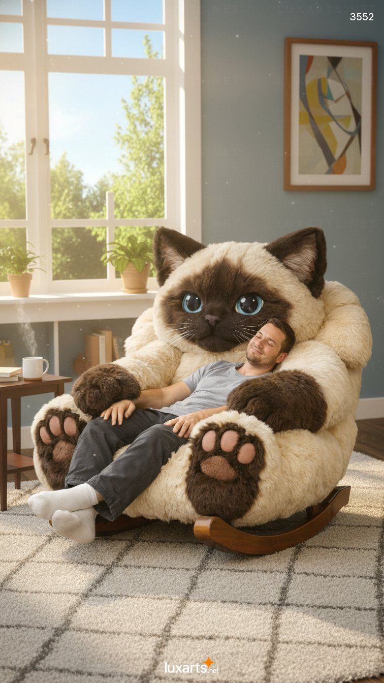 Cat Shaped Rocking Chair Big Fluffy Pet-Themed Seat - Cozy Furry Lounger for Living Room 7 Cat Shaped Rocking Chair Big Fluffy Pet-Themed Seat - Cozy Furry Lounger for Living Room 3552 cat shaped rocking chair 20260317 6