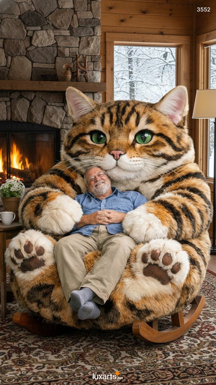 Cat Shaped Rocking Chair Big Fluffy Pet-Themed Seat - Cozy Furry Lounger for Living Room 4 Cat Shaped Rocking Chair Big Fluffy Pet-Themed Seat - Cozy Furry Lounger for Living Room 3552 cat shaped rocking chair 20260317 8