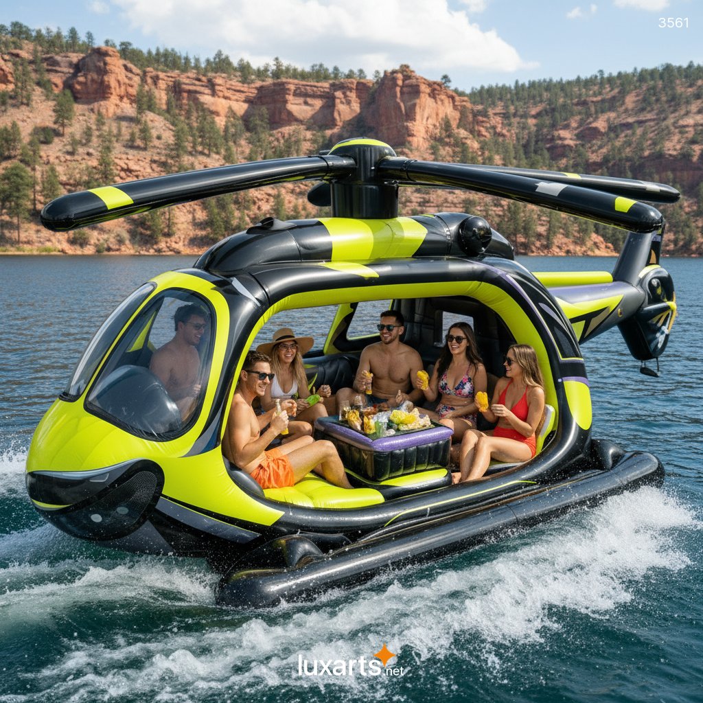 Inflatable Helicopter Lake Floats - Fun Summer Water Toys for Adults & Kids 3561 inflatable helicopter lake floats 17