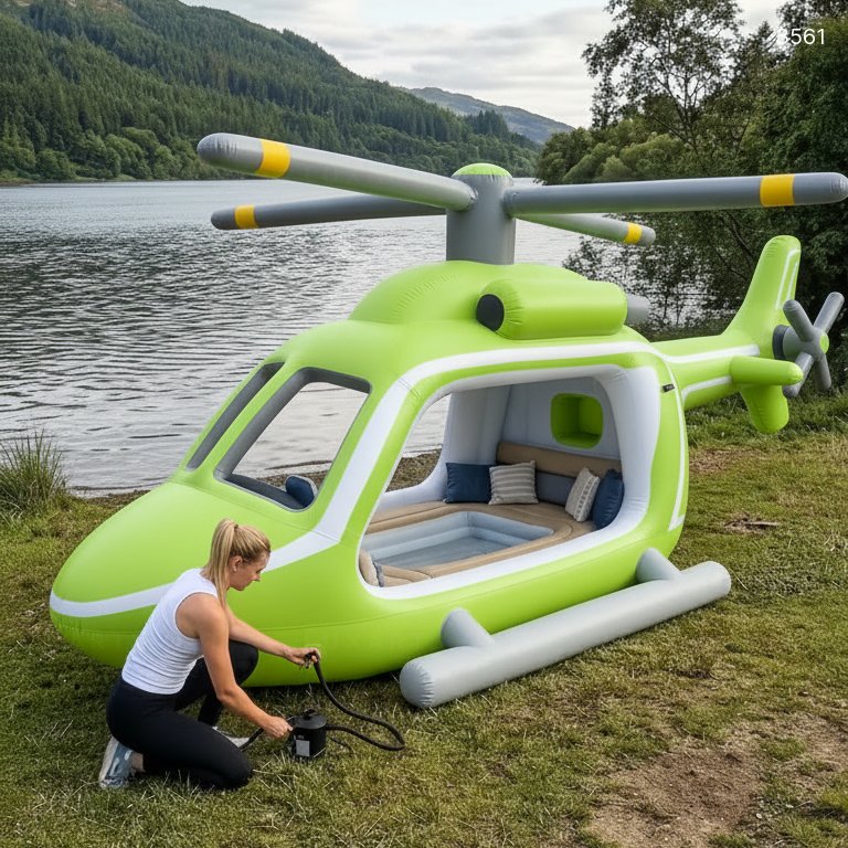 Inflatable Helicopter Lake Floats - Fun Summer Water Toys for Adults & Kids 3561 inflatable helicopter lake floats 20260401 time 31