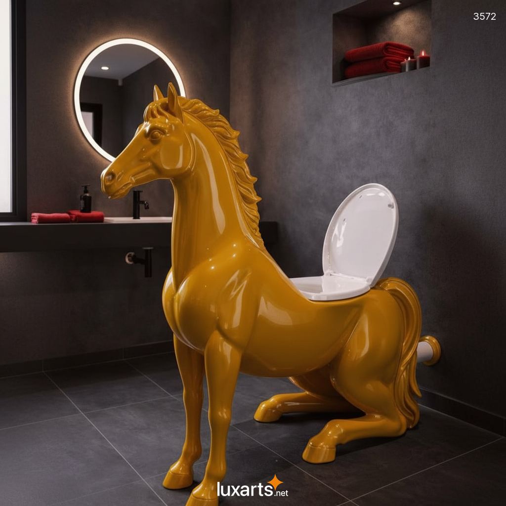 Horse Toilet Collection - Bold Statement Piece for Contemporary Bathrooms 3572 horse toilet 7