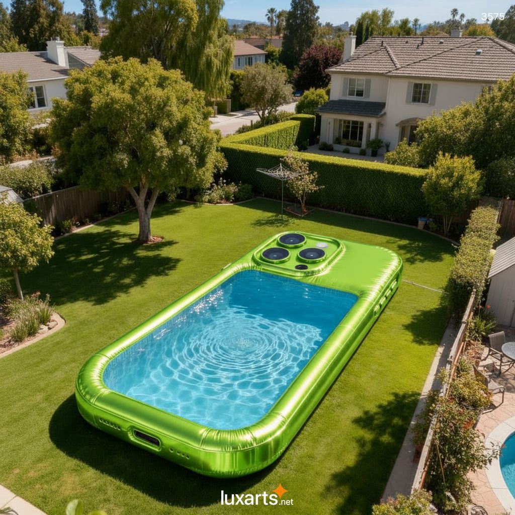 Inflatable Smart Phone Pool - Giant Mobile Device Shape Swimming Pool for Home & Garden 3575 inflatable smart phone pool 20260418 18