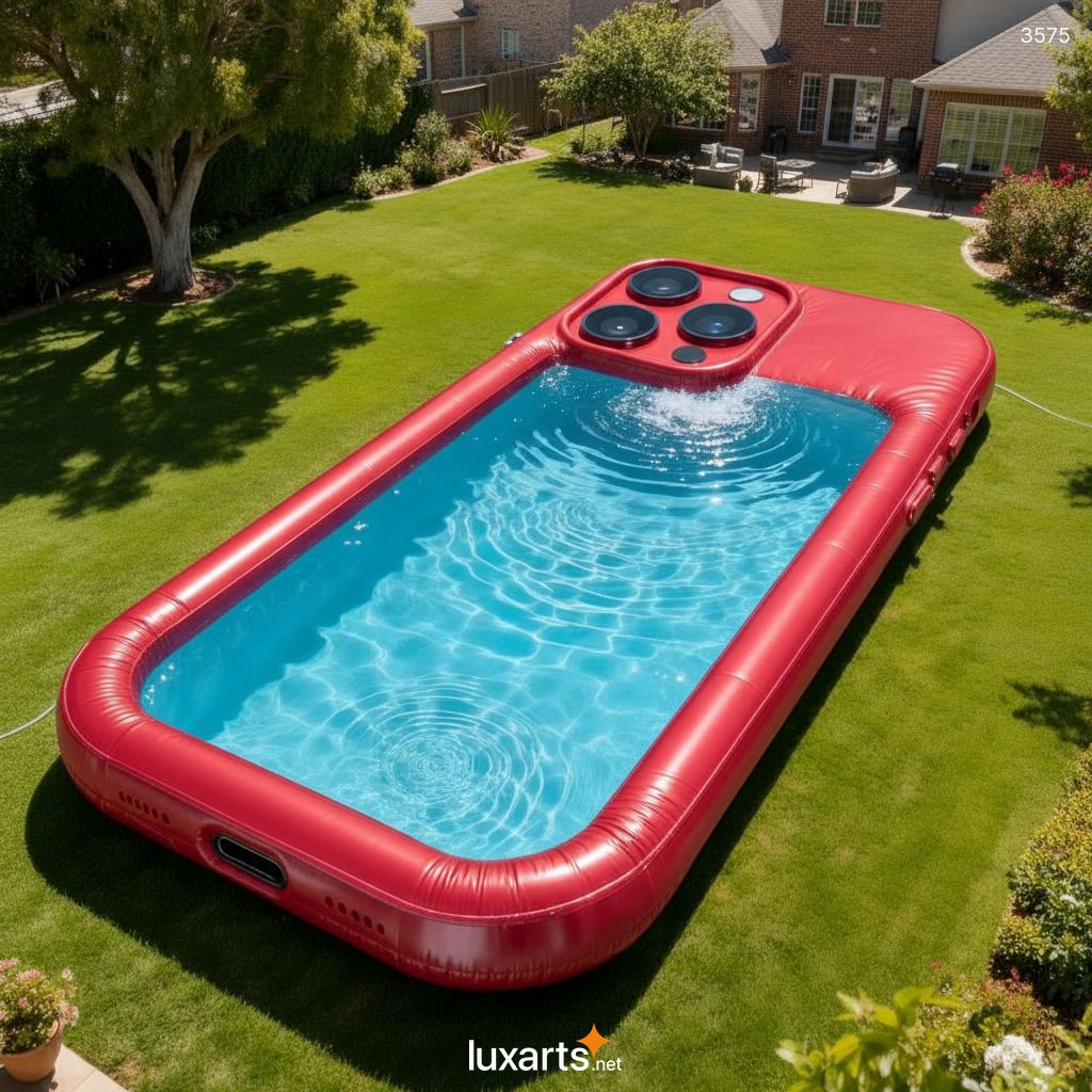 Inflatable Smart Phone Pool - Giant Mobile Device Shape Swimming Pool for Home & Garden 3575 inflatable smart phone pool 20260418 21