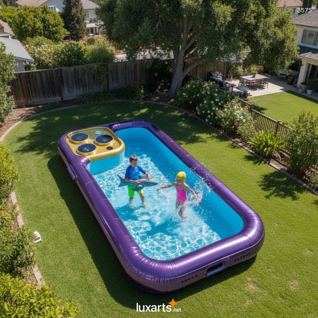 Inflatable Smart Phone Pool - Giant Mobile Device Shape Swimming Pool for Home & Garden 3575 inflatable smart phone pool 20260418 26