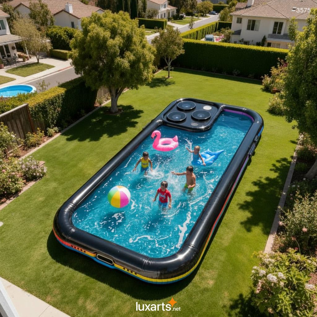Inflatable Smart Phone Pool - Giant Mobile Device Shape Swimming Pool for Home & Garden 3575 inflatable smart phone pool 20260418 28