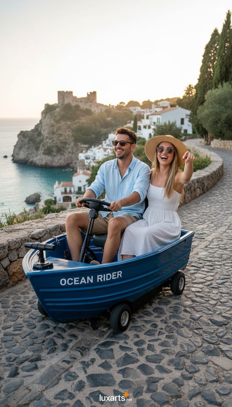 Fishing Boat Mobility Scooter: Novelty Electric Vehicle for Fun Outdoor Adventures 3577 fishing boat mobility scooter 20260424 49