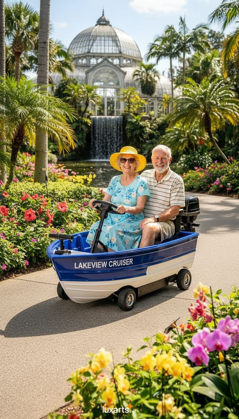 Fishing Boat Mobility Scooter: Novelty Electric Vehicle for Fun Outdoor Adventures 3577 fishing boat mobility scooter 20260424 54