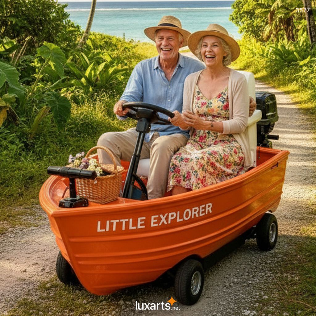 Fishing Boat Mobility Scooter: Novelty Electric Vehicle for Fun Outdoor Adventures 3577 fishing boat mobility scooter 20260424
