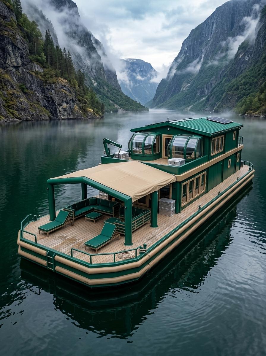 Giant Inflatable Barge Home | Luxury 2-Story Floating Villa 3602 giant inflatable barge home 20260604 27