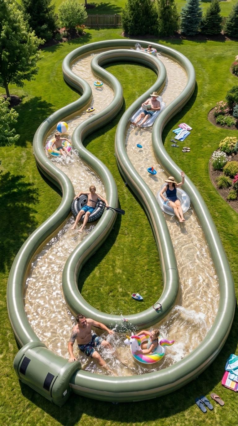 Giant Inflatable Lazy River Pool Set with Pump – Ultimate Family Summer Water Park 3608 giant inflatable lazy river pool 20260605 13