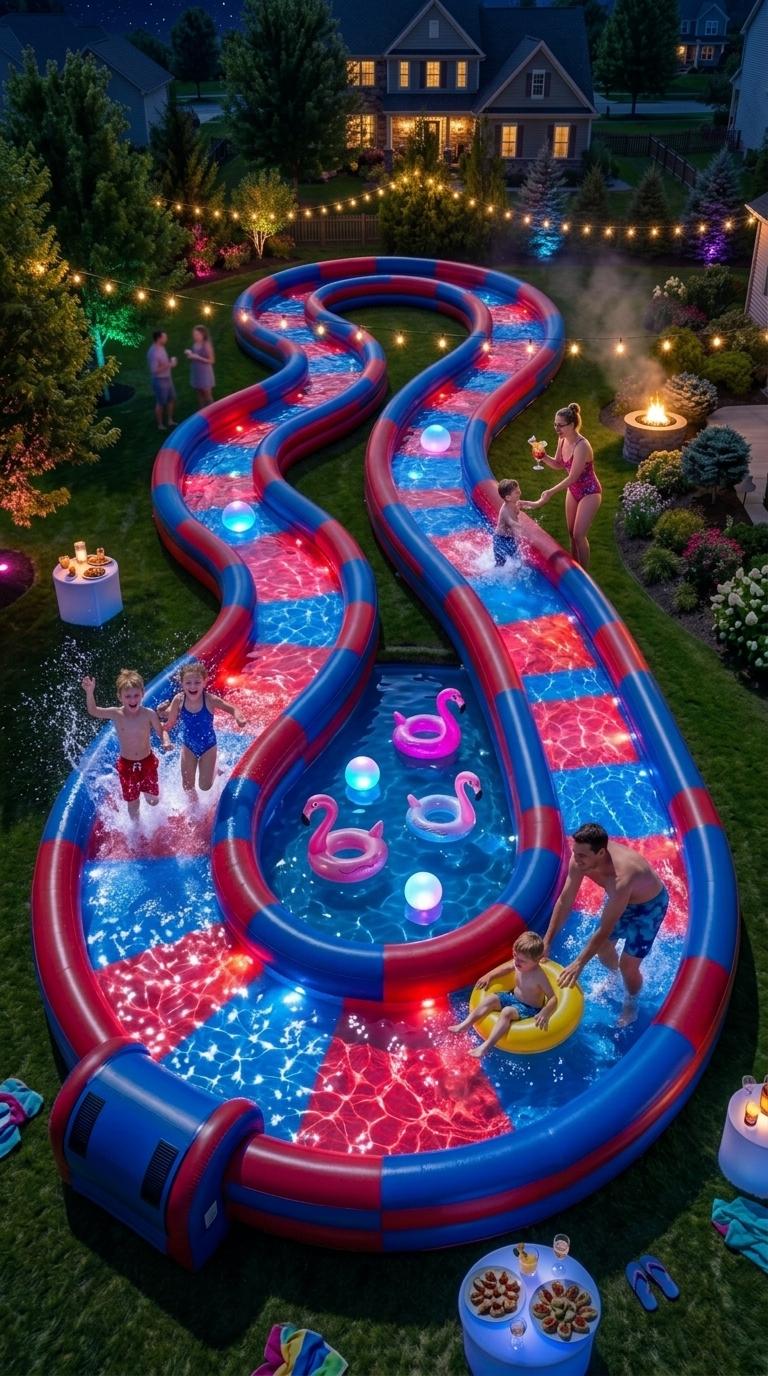 Giant Inflatable Lazy River Pool Set with Pump – Ultimate Family Summer Water Park 3608 giant inflatable lazy river pool 20260605 17