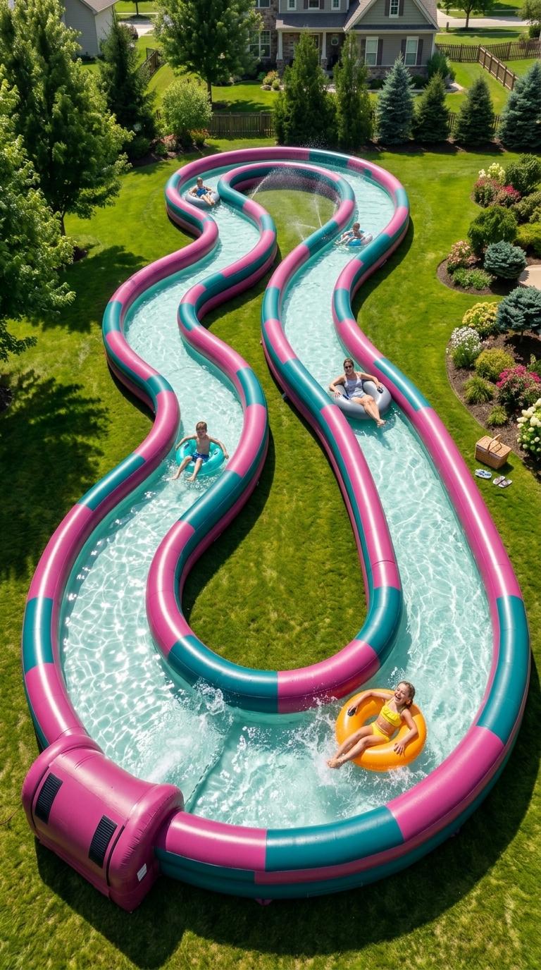 Giant Inflatable Lazy River Pool Set with Pump – Ultimate Family Summer Water Park 3608 giant inflatable lazy river pool 20260605 19