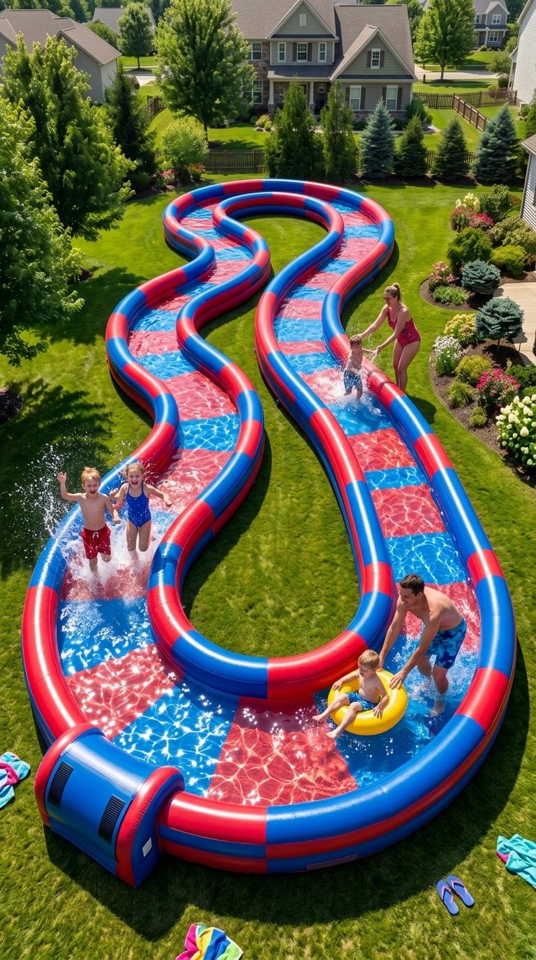 Giant Inflatable Lazy River Pool Set with Pump – Ultimate Family Summer Water Park 3608 giant inflatable lazy river pool 20260605 21