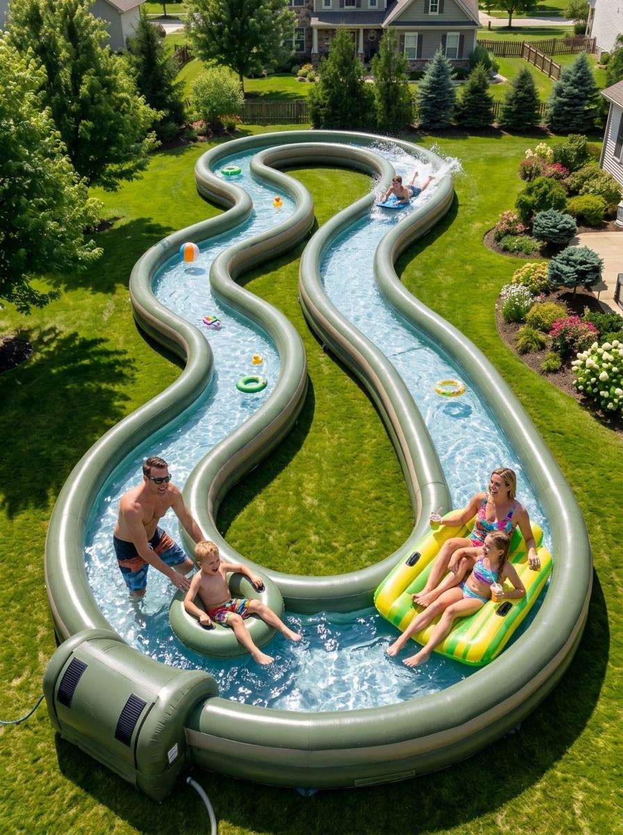 Giant Inflatable Lazy River Pool Set with Pump – Ultimate Family Summer Water Park 3608 giant inflatable lazy river pool 20260605 8