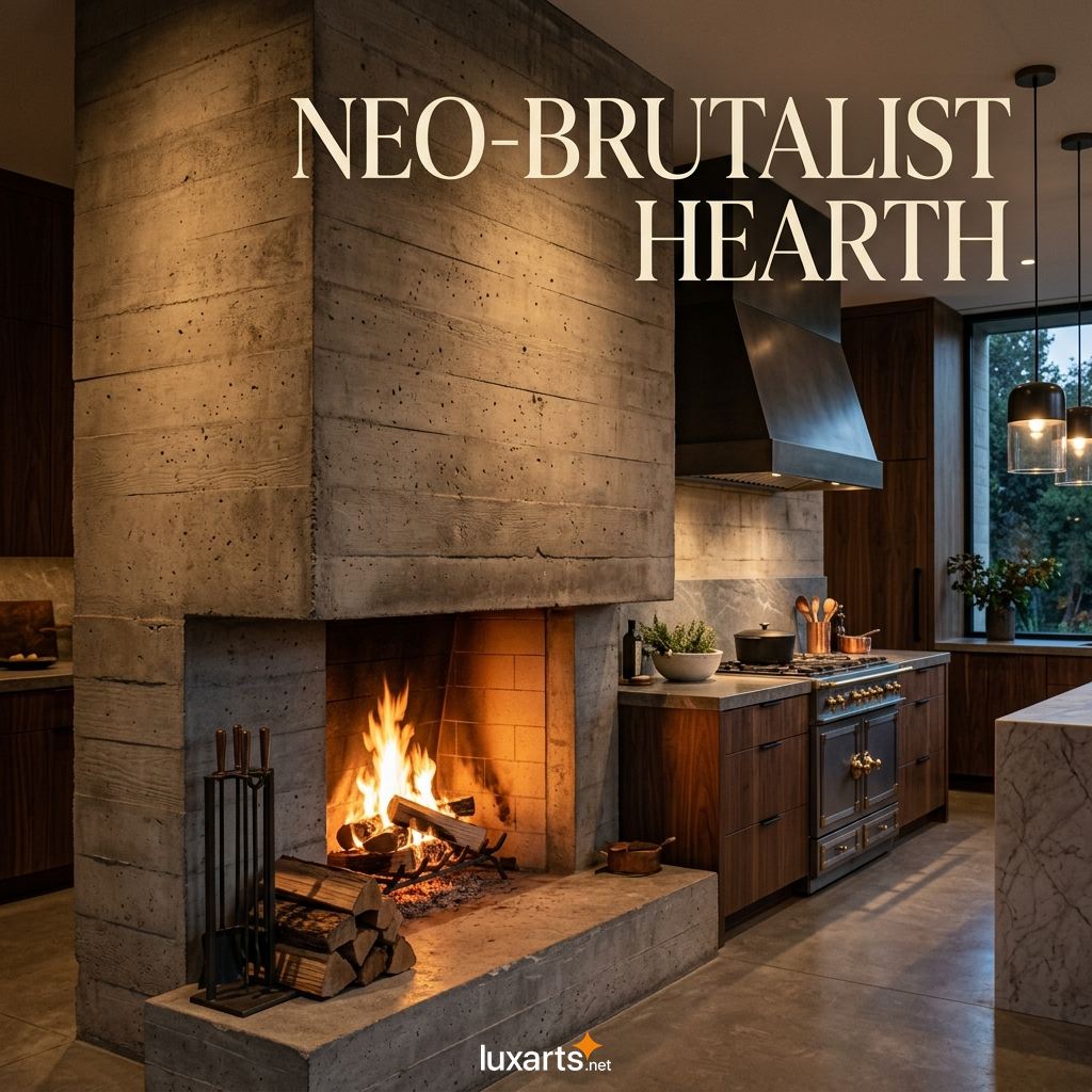 The Revival of the Hearth: Neo-Brutalist Fireplaces as the Soul of the Modern Kitchen the revival of the hearth neo brutalist fireplaces as the soul of the modern kitchen x9 5