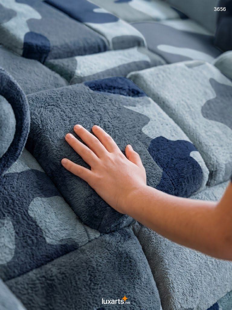 Giant Foam Tank Kids Beds Tour – Cozy Camo Interior Inside 3656 giant foam tank kids beds 22