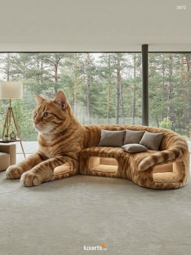 Fluffy Cat Sofa with Pet Caves – Soft Plush Couch Where Cats Can Hide and Nap 4 Fluffy Cat Sofa with Pet Caves – Soft Plush Couch Where Cats Can Hide and Nap 3672 fluffy saint bernard sofa with pet caves 20260920 2