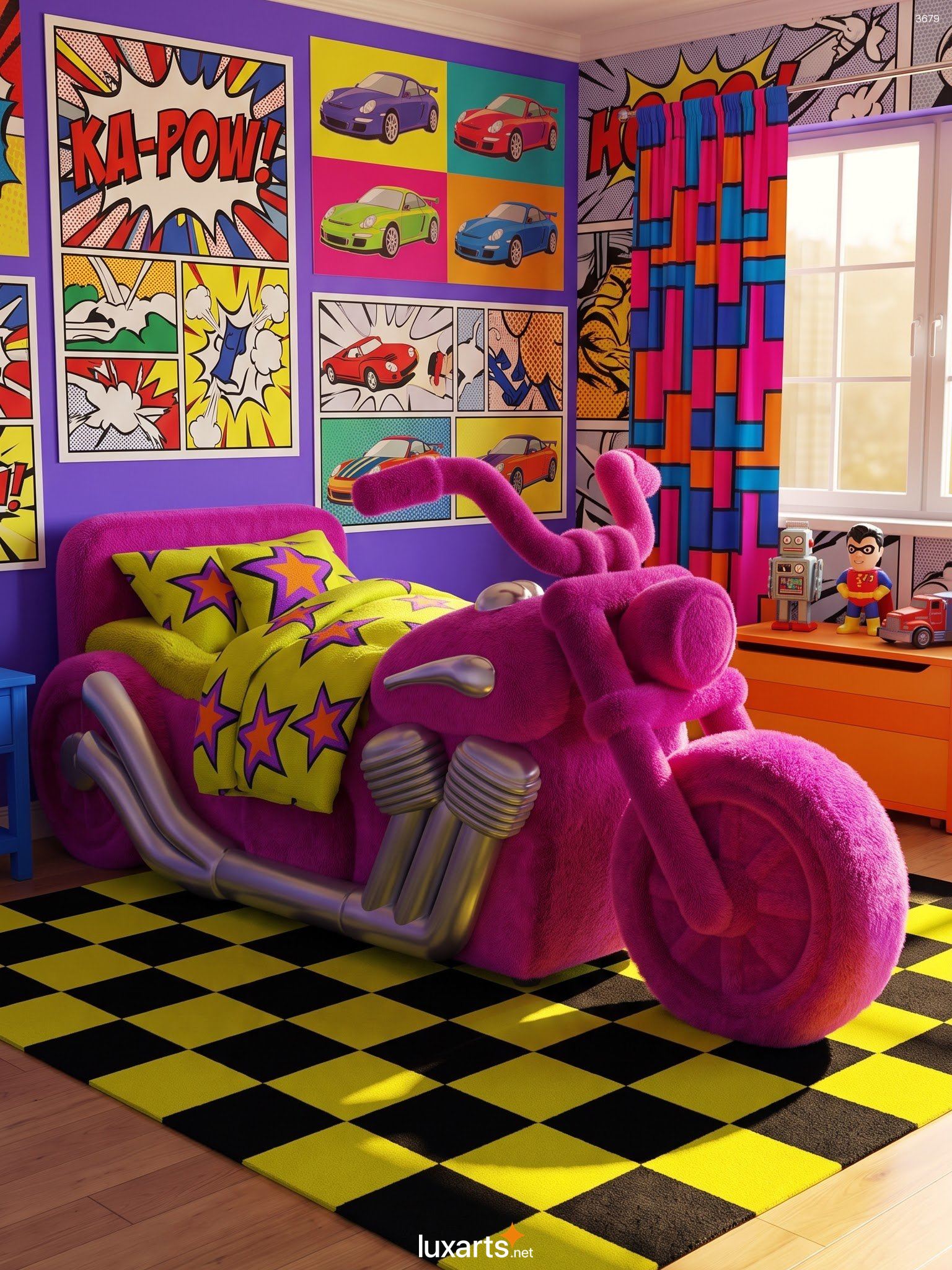 Motorcycle Shaped Kids Beds – Cool Bike Bed Designs for Every Kid's Room 3679 motorcycle kids beds 20260904 7