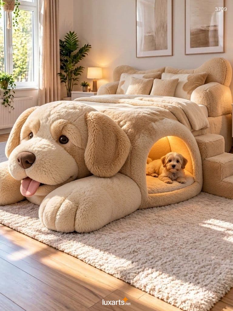 Dog Shaped Bed with Pet Den: The Cutest Way to Sleep Beside Your Dog 6 Dog Shaped Bed with Pet Den: The Cutest Way to Sleep Beside Your Dog 3709 dog shaped bed with pet dens 20260929 26
