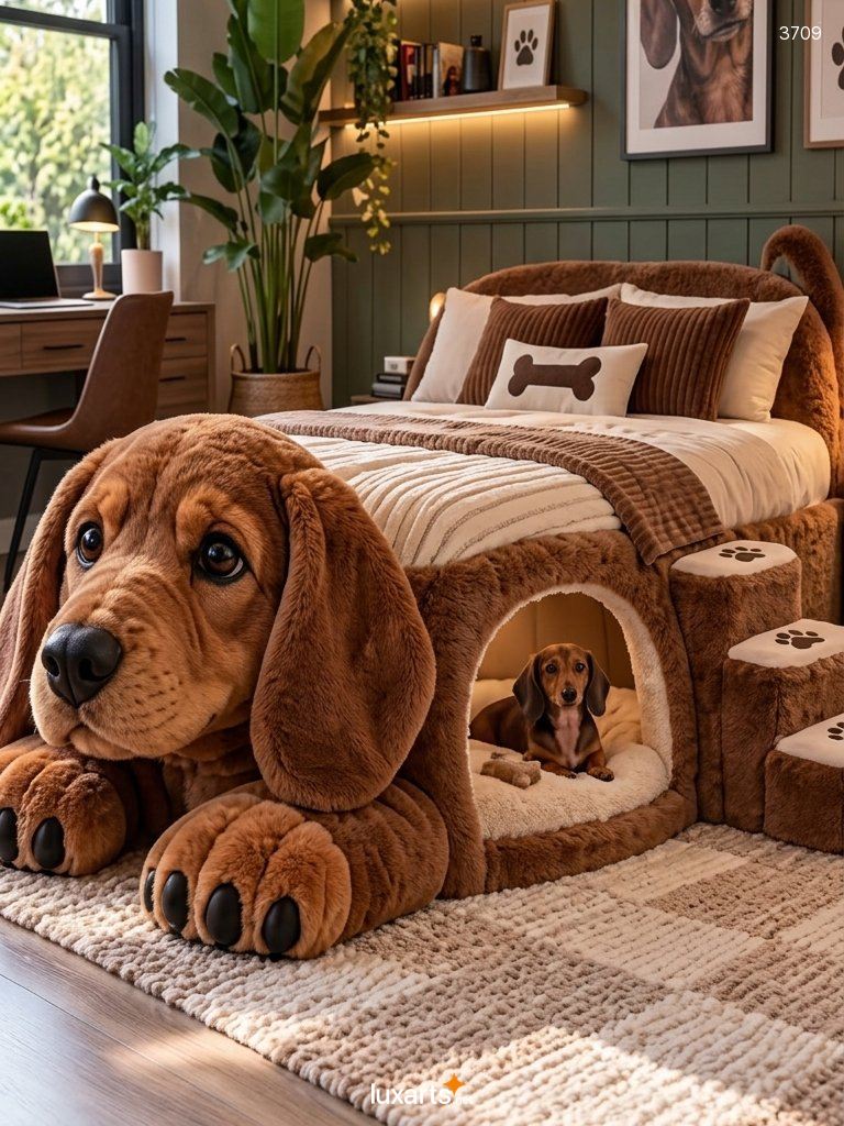 Dog Shaped Bed with Pet Den: The Cutest Way to Sleep Beside Your Dog 3 Dog Shaped Bed with Pet Den: The Cutest Way to Sleep Beside Your Dog 3709 dog shaped bed with pet dens 20260929 36