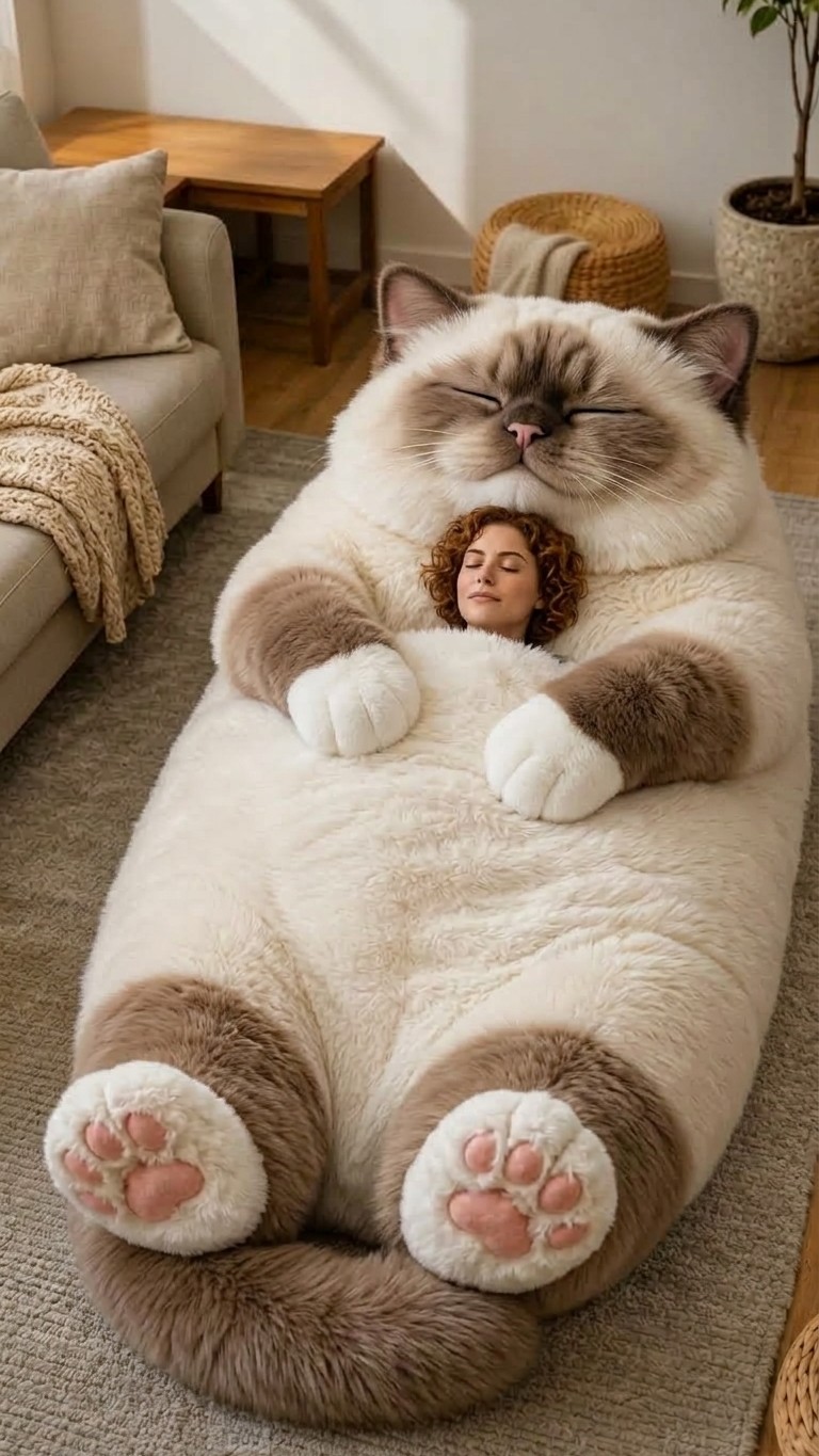 Cat-Shaped Sleeping Bags for Kids and Adults: Cozy, Playful & Whisker-Worthy Comfort 3151 cat sleeping bag 20260929 109 1